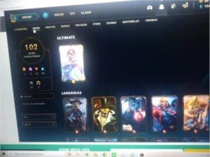 Conta lol platina 3 100+ skins PROMOÇÃO - League of Legends