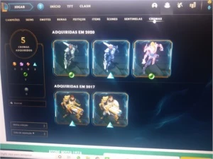 Conta lol platina 3 100+ skins PROMOÇÃO - League of Legends