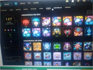 Conta lol platina 3 100+ skins PROMOÇÃO - League of Legends