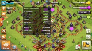 Clash of clans cv11 praticamente full