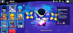 Conta Brawl Stars 9000 Moedas E 169 Gemas Brawler 1000 Trofe