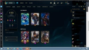 Conta Plat 3 122 Skins, Todos Campeões, 2 Prestigio - League of Legends LOL