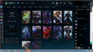 Conta Plat 3 122 Skins, Todos Campeões, 2 Prestigio - League of Legends LOL