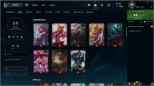 Conta de League of Legends e Valorant LOL