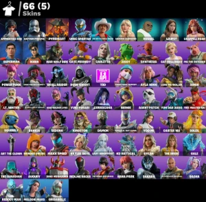 Conta Fortinite | 66 skins | Art the Clown | Ent. Automática - Fortnite