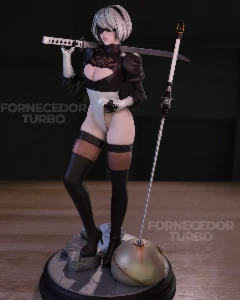 2B Nier Automata 3D - Arquivo .Stl Para Impressão 3D - Outros