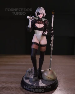 2B Nier Automata 3D - Arquivo .Stl Para Impressão 3D - Outros