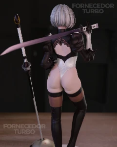 2B Nier Automata 3D - Arquivo .Stl Para Impressão 3D - Outros