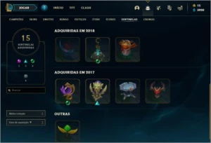 CONTA PLATINA 4 COM HECARIM LANCEIRO ZERO - SKIN MÍTICA - League of Legends LOL