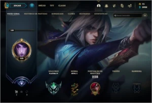 CONTA PLATINA 4 COM HECARIM LANCEIRO ZERO - SKIN MÍTICA - League of Legends LOL