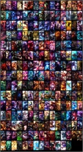 Conta LOL 223 SKINS, Plat V, TODOS champ. (exceto camile) - League of Legends