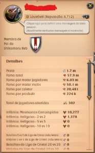 Vendo Conta Albion Online
