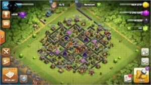 Conta clash of clans cv 10