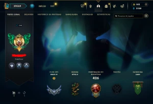 CONTA LOL- LVL 344 - 144 Champions - 103 Skins - FULL ACESSO - League of Legends