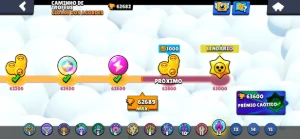 🔥 Brawl Stars 62.6K Troféus | 106/106 Brawlers | 39 Prestíg