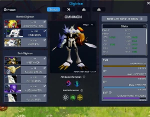 Contas Jump com Omn e Kuzuha. - Digimon Super Rumble