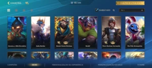 Vendo conta lv 150+ GM ultima season com skins douradas - League of Legends: Wild Rift LOL WR