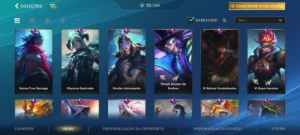 Vendo conta lv 150+ GM ultima season com skins douradas - League of Legends: Wild Rift LOL WR