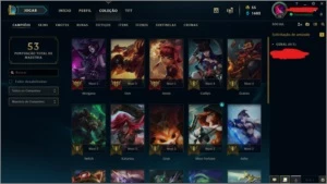 CONTA UNRANKED BOA PRA SMURF - League of Legends LOL