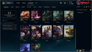 CONTA UNRANKED BOA PRA SMURF - League of Legends LOL