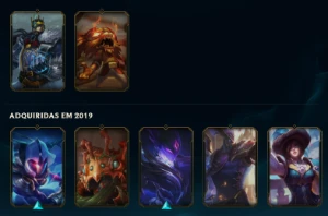 Conta Lol - Todos Os Champs - 270 Skins - League of Legends