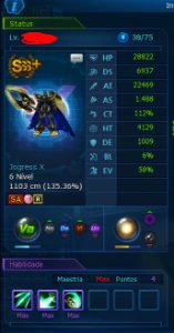 CONTA LADMO COM ITEM AOA / SERVIDOR OMEGAMON - Digimon Masters Online