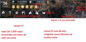 Mago 62-BDO(261+319 = 580GS) +1400 pérolas prontas para usar - Black Desert
