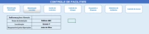 Planilha De Controle De Facilities -Editavel - Outros