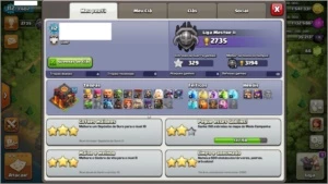 CV 10-Todos os muros lvl 9 e várias construções maximizadas - Clash of Clans