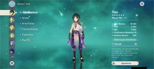 Conta genshin com 8 personagens T5 e 6 armas T5 - Genshin Impact