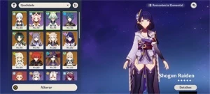 Conta genshin com 8 personagens T5 e 6 armas T5 - Genshin Impact