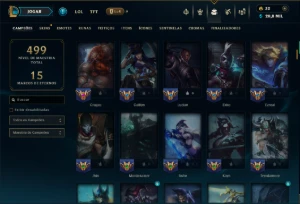 Unranked com TODOS os Champs e 148 Skins ( JG / MID / ADC ) - League of Legends LOL