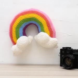 Arco-Íris Grande em Amigurumi - Artesanato e Personalizados