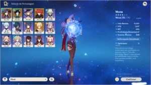 Genshin Impact AR38 Diluc+Mona+Venti Servidor America