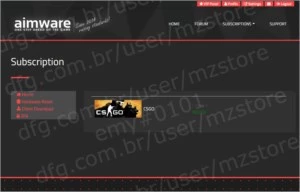 Conta aimware assinatura lifetime - Counter Strike CS