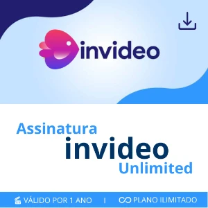 Assinatura - Invideo Plano Ilimitado - 1 Ano - Assinaturas e Premium