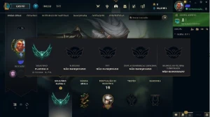 Conta Platina 2 |45 PDL |65% de Winrate | MMR de D2 - League of Legends LOL