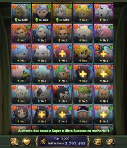 seven deadly sins grand cross account ( conta sem link ) - Outros