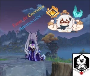 Genshin Impact - Farm Anemoculos + Geoculos.