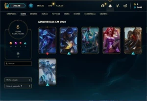 Conta diamante 4 com 37 Champs e 6 Skins ( 65 PDL ) - League of Legends LOL