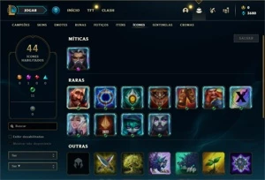 Conta diamante 4 com 37 Champs e 6 Skins ( 65 PDL ) - League of Legends LOL