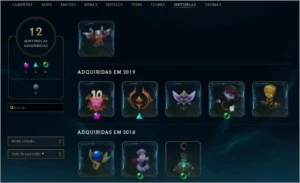 CONTA GOLD 4 - 88 SKINS - FALTANDO 6 CHAMPS - League of Legends LOL