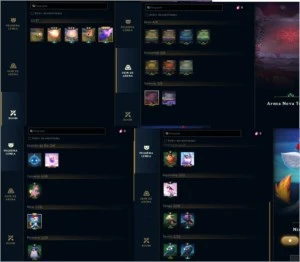 CONTA GOLD 4 - 88 SKINS - FALTANDO 6 CHAMPS - League of Legends LOL