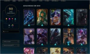 CONTA GOLD 4 - 88 SKINS - FALTANDO 6 CHAMPS - League of Legends LOL
