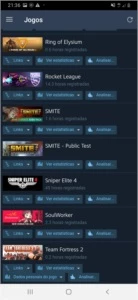 Conta steam com mais de 20 jogos