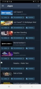 Conta steam com mais de 20 jogos