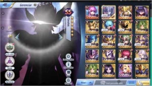 Conta Cdz a110 Super upada, top 15- do server - Saint Seiya Awakening SSA