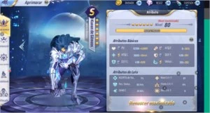 Conta Cdz a110 Super upada, top 15- do server - Saint Seiya Awakening SSA