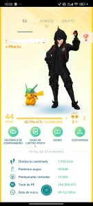 Pokemon Go 2016 Lv44