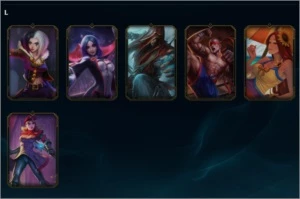 Conta de League of Legends, PL 5 114 Campeões  57 Skins LOL